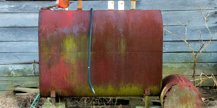 decommissioning abandoned heating oil tank